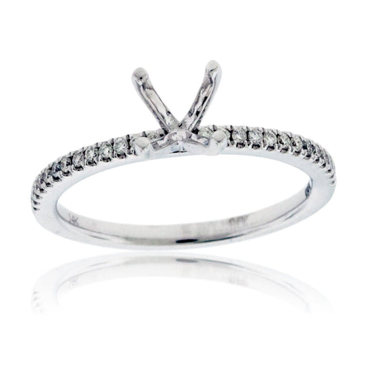 Simple Semi Mount .13ctw Diamond Ring - Park City Jewelers