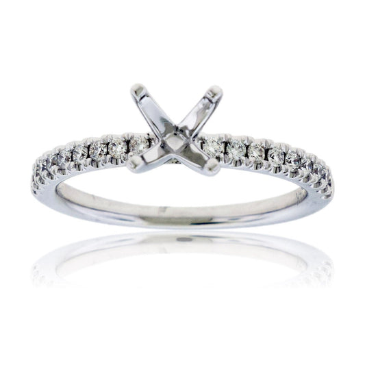 Simple Semi Mount .23ctw Diamond Ring - Park City Jewelers