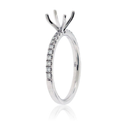 Simple Semi Mount Diamond Ring - Park City Jewelers