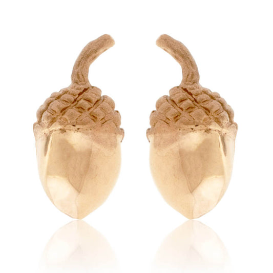 Simple Small Acorn Earrings - Park City Jewelers