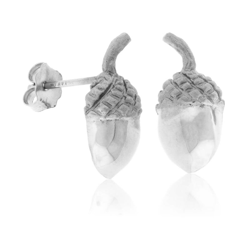 Simple Small Acorn Earrings - Park City Jewelers