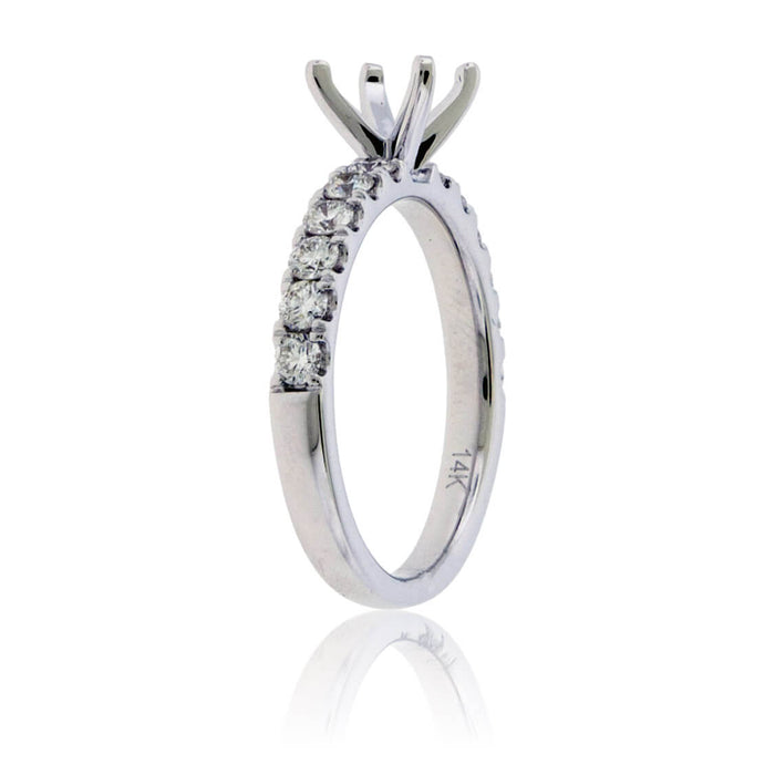 Simple Stunning Semi Mount Diamond Ring - Park City Jewelers