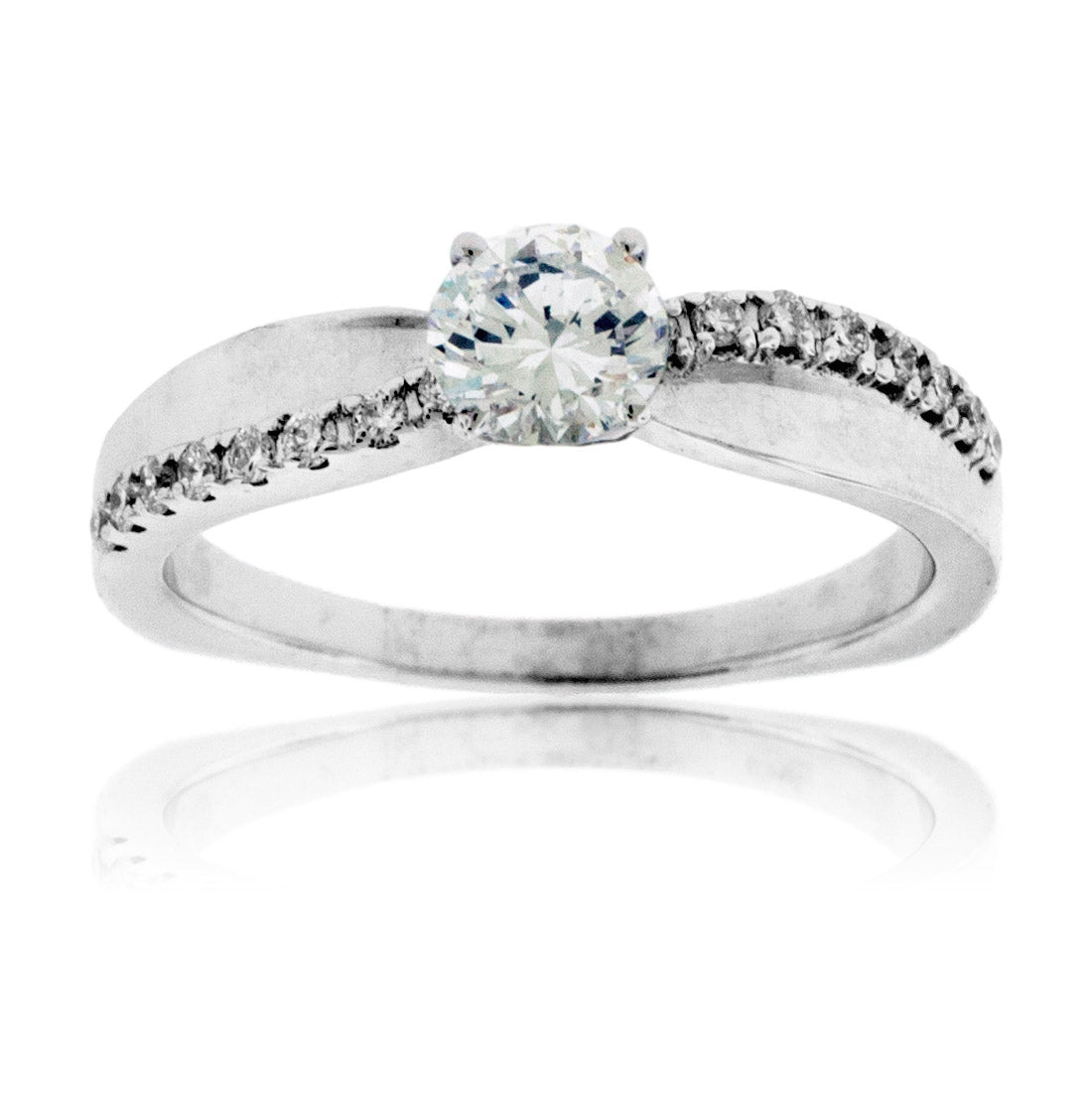 Simply Classic Round Diamond Engagement Ring - Park City Jewelers