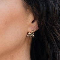 Small Elk Stud Earrings - Park City Jewelers