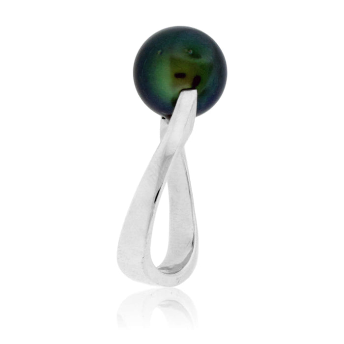 Solitaire Tahitian Pearl Unique Shape Style Ring - Park City Jewelers