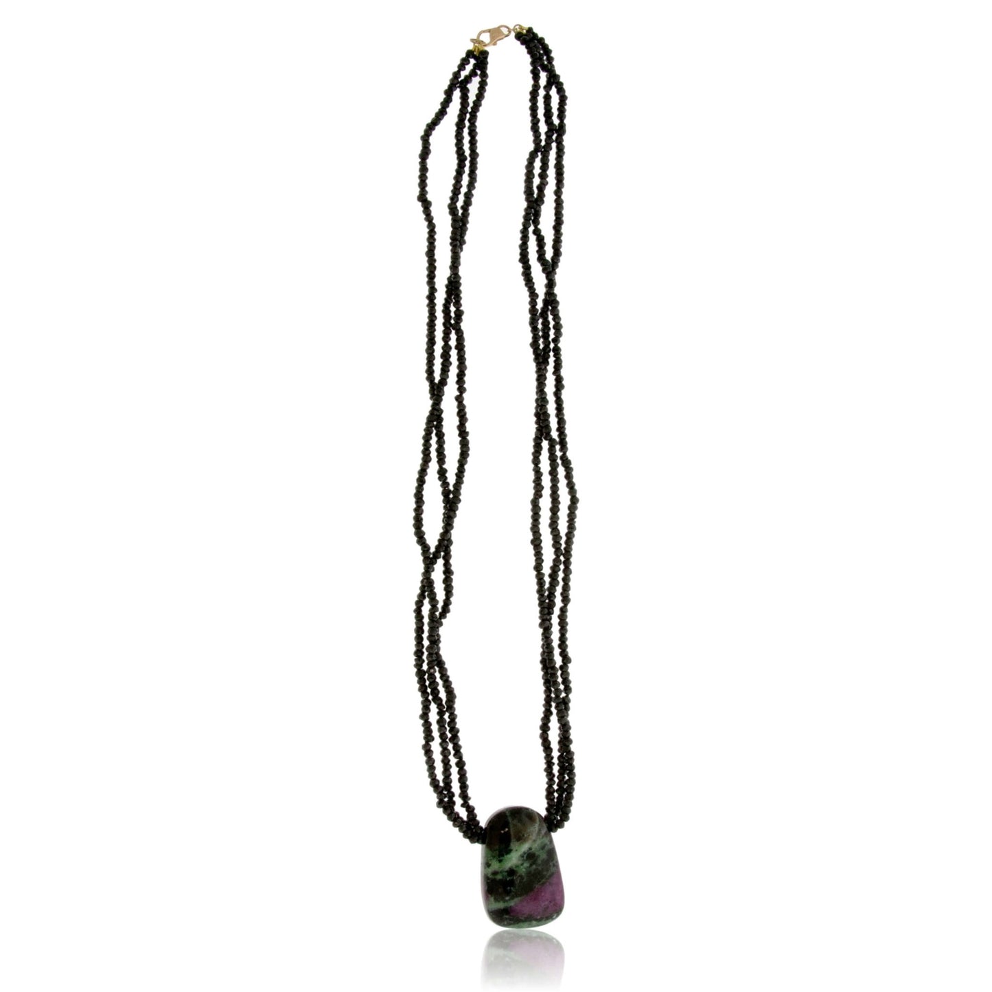 Spinel & Rhodonite Beaded Necklace - Park City Jewelers