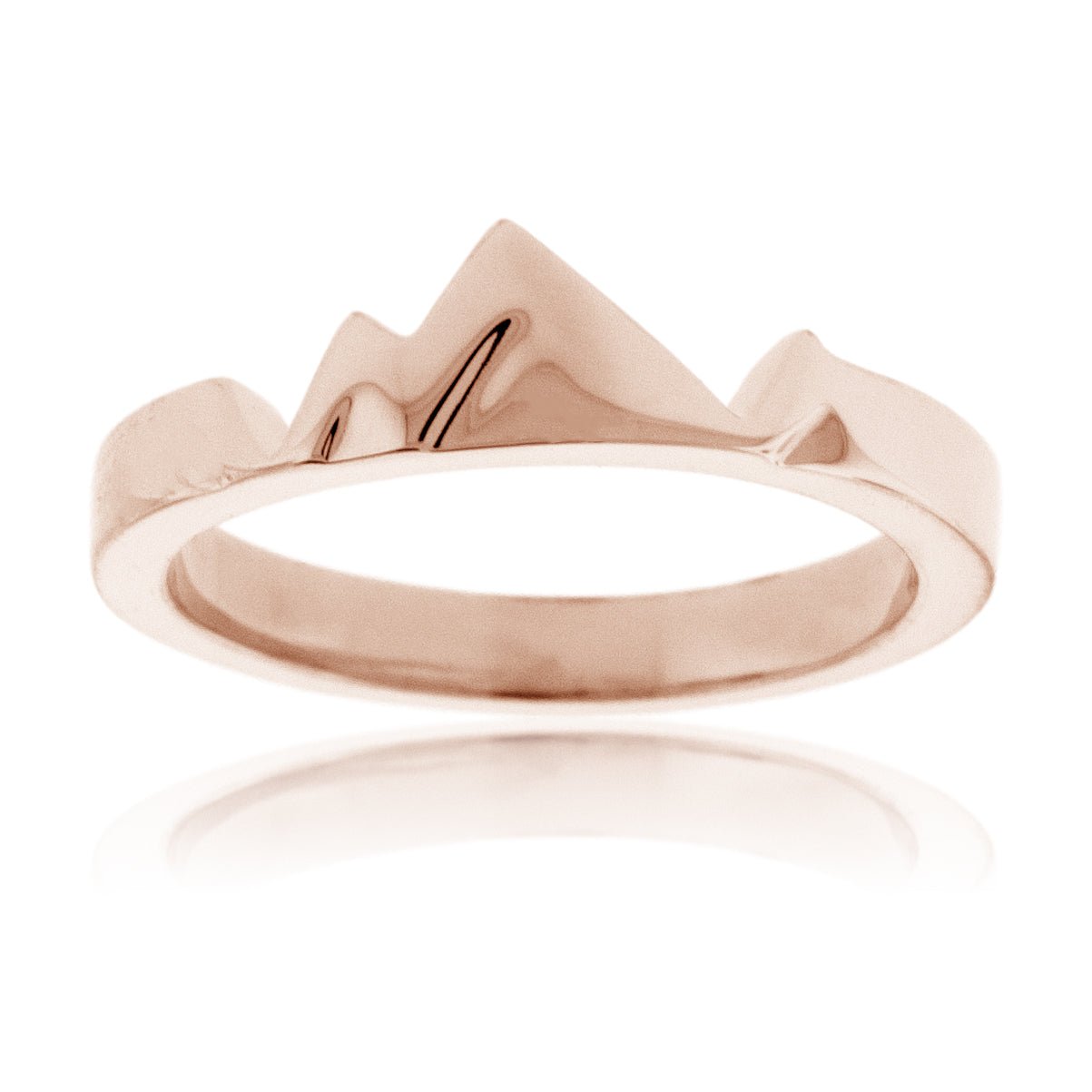 Stackable Mountain Band Base - Park City Jewelers