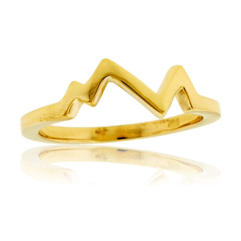 Stackable Mountain Band Ring 2 - Park City Jewelers