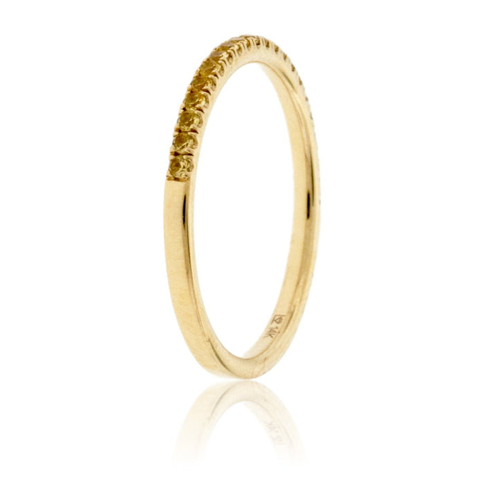 Stackable Yellow Sapphire Style Band - Park City Jewelers