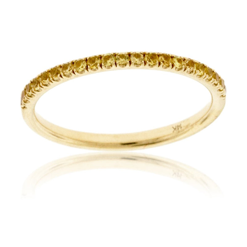 Stackable Yellow Sapphire Style Band - Park City Jewelers