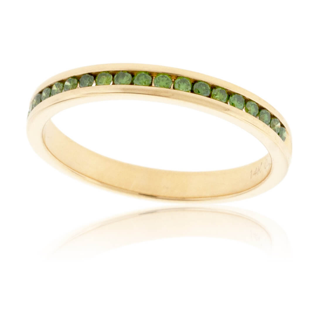 Stacking Green Diamond Ring - Park City Jewelers