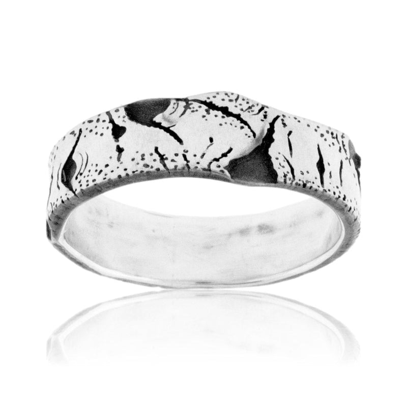 Sterling Silver Aspen Branch Ring - Park City Jewelers