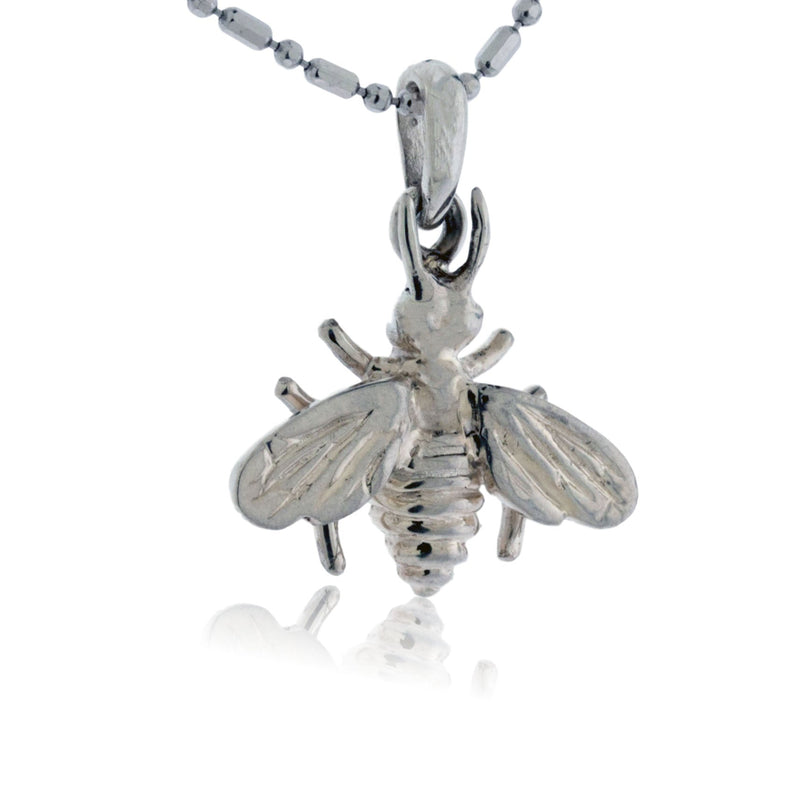 Sterling Silver Bee Charm or Pendant - Park City Jewelers