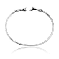 Sterling Silver Double Whale Tail Bracelet - Park City Jewelers