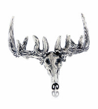 Sterling Silver European Mount Elk Skull Bracelet - Park City Jewelers