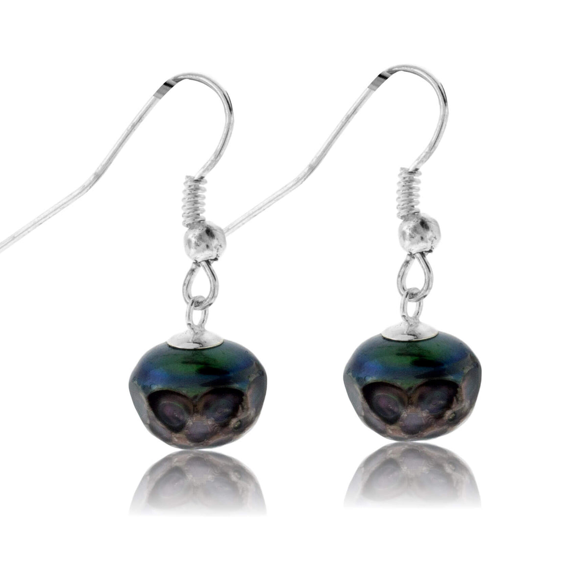 Sterling Silver Faceted Pearl Drop Earrings - Park City Jewelers