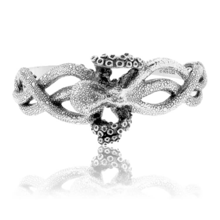 Sterling Silver Octopus Cuff Bracelet - Park City Jewelers