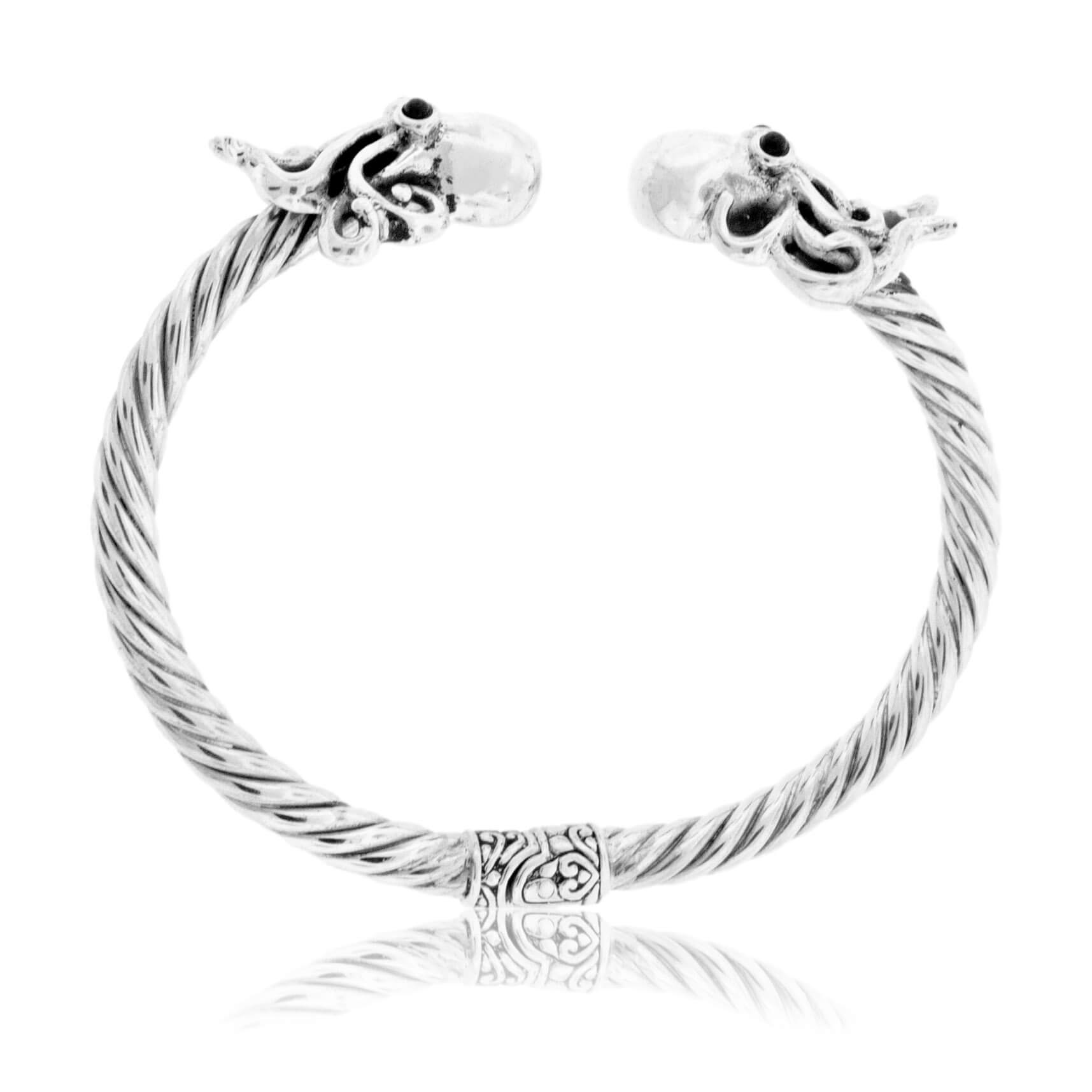 Sterling Silver Octopus Cuff Bracelet - Park City Jewelers