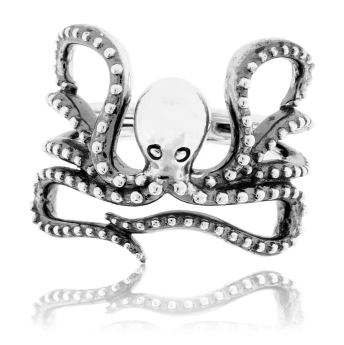 Sterling Silver Octopus Style Ring - Park City Jewelers