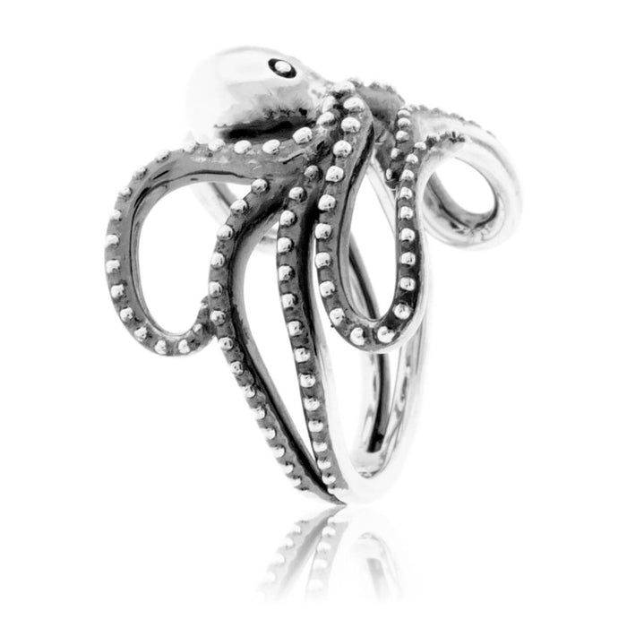 Sterling Silver Octopus Style Ring - Park City Jewelers