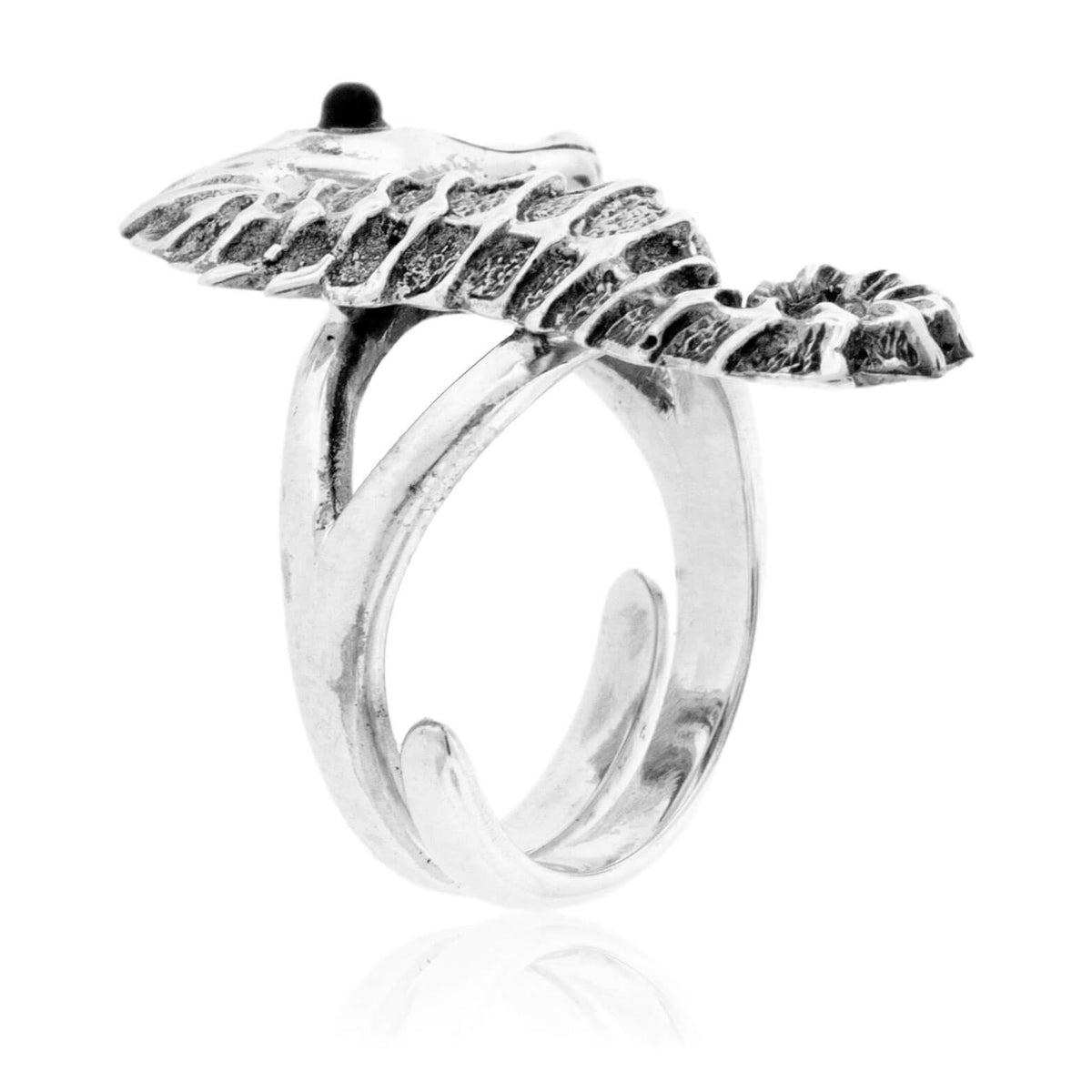 Sterling Silver Seahorse Adjustable Ring - Park City Jewelers