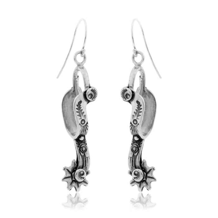 Sterling Silver Spur Dangle Earrings - Park City Jewelers
