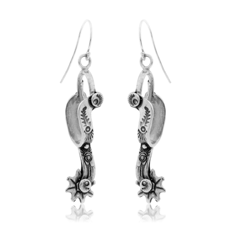 Sterling Silver Spur Dangle Earrings - Park City Jewelers