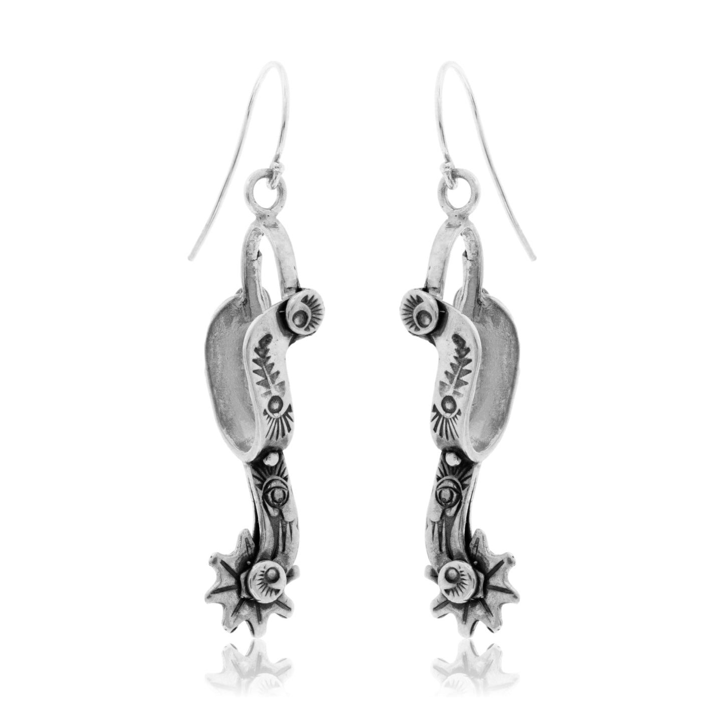 Sterling Silver Spur Dangle Earrings - Park City Jewelers