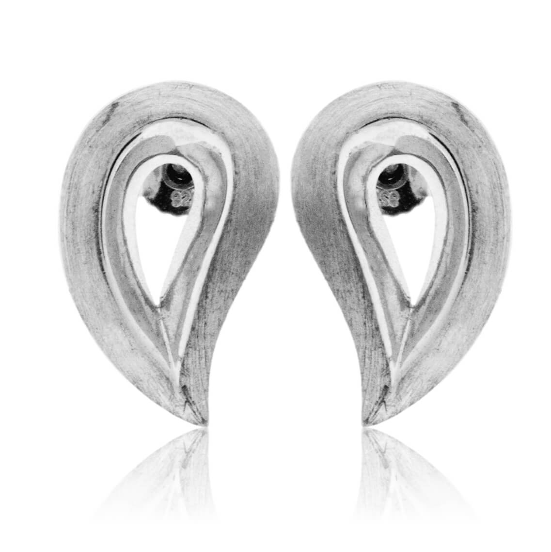 Sterling Silver Tear Drop Shape Earrings - Park City Jewelers
