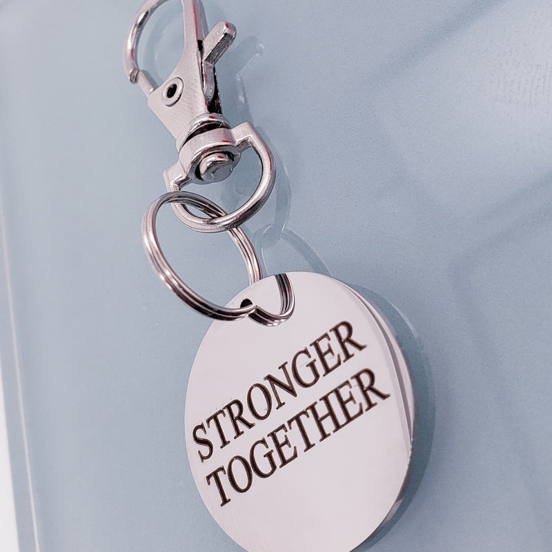 Stronger Together Keychain or Pendant - Park City Jewelers
