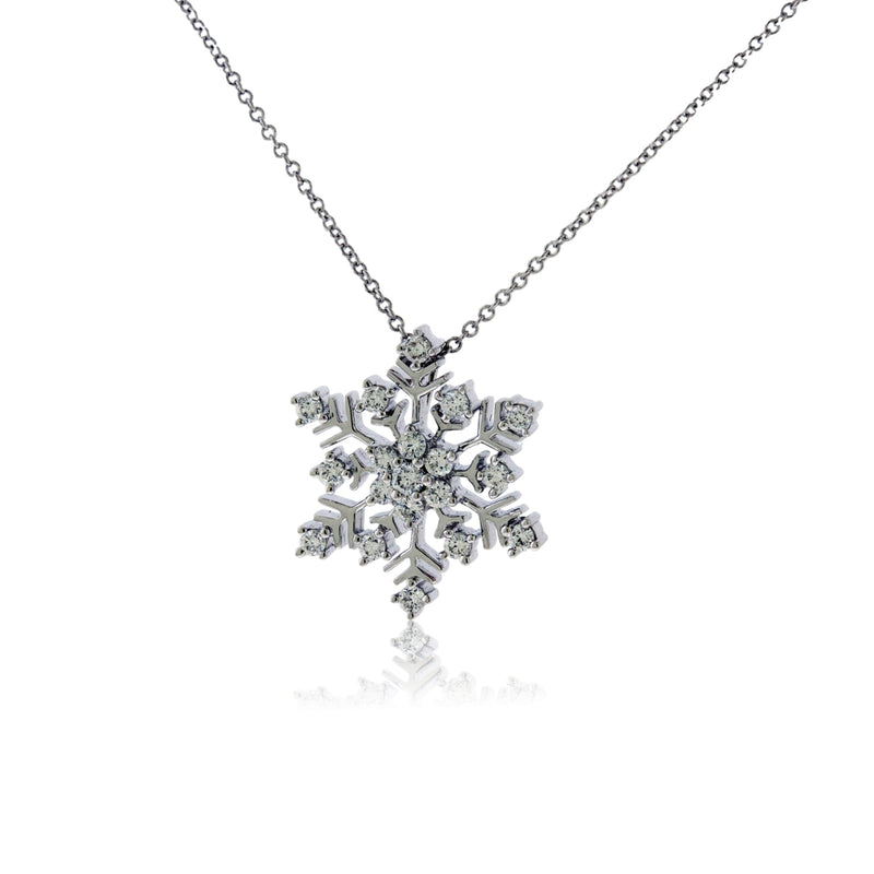 Stunning Diamond Snowflake Pendant - Park City Jewelers