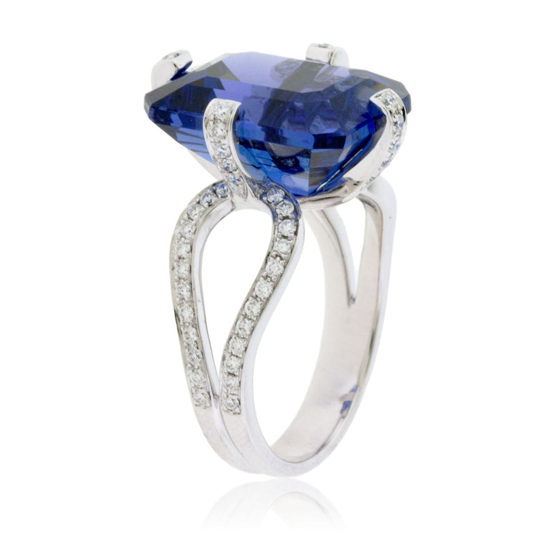 Stunning Tanzanite & Diamond Accented Ring - Park City Jewelers