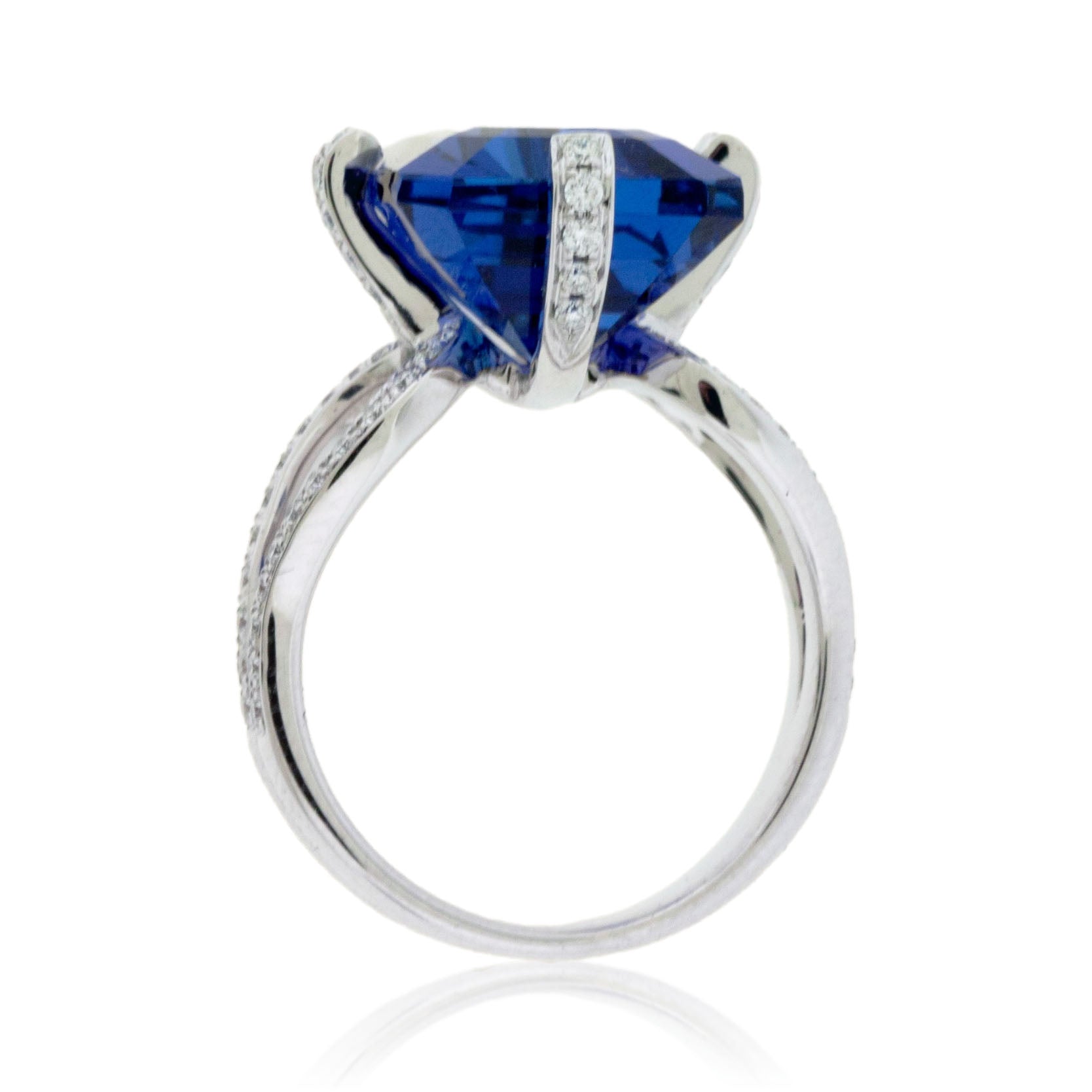 Stunning Tanzanite & Diamond Accented Ring - Park City Jewelers