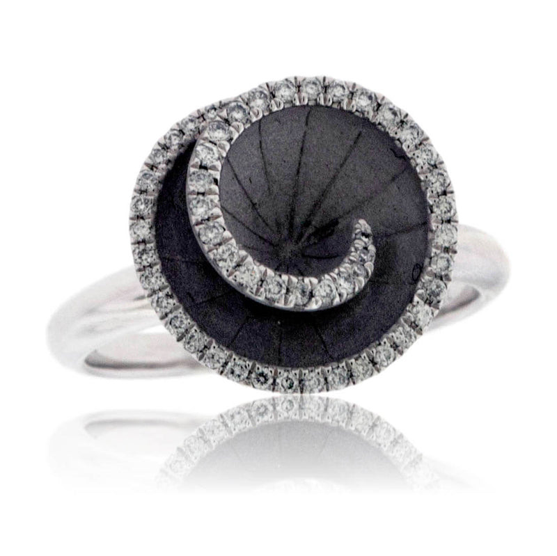 Swirl Center Diamond Fashion Ring - Park City Jewelers