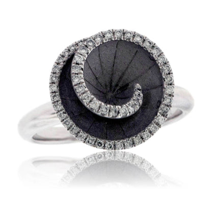 Swirl Center Diamond Fashion Ring - Park City Jewelers