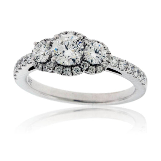 Three Stone, Yesterday, Tomorrow, Forever, Diamond Ring - Park City Jewelers