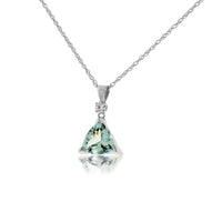 Trillian Aquamarine Pendant w/ Diamond - Park City Jewelers