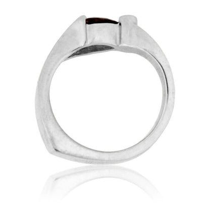 Trillian Cut Garnet and Diamond Ring - Park City Jewelers
