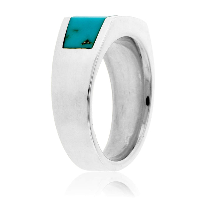 Turquoise Inlay Style Ring - Park City Jewelers