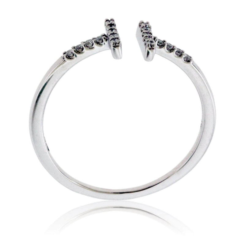Vertical Diamond Bars with Space Ring - Park City Jewelers