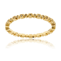 Vintage Style Diamond Stacking Band - Park City Jewelers