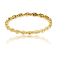 Vintage Style Diamond Stacking Band - Park City Jewelers