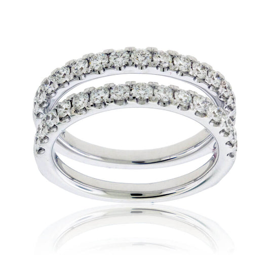 White Gold 1.00ctw Diamond Ring Jacket - Park City Jewelers