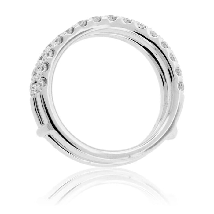 White Gold 1.00ctw Diamond Ring Jacket - Park City Jewelers