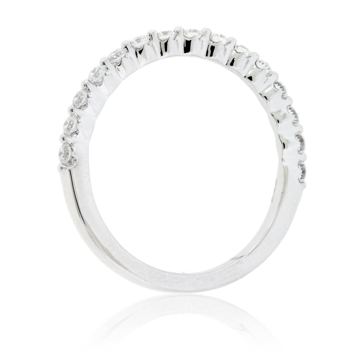 White Gold .34 Carat Diamond Shared Prong Style Ring - Park City Jewelers