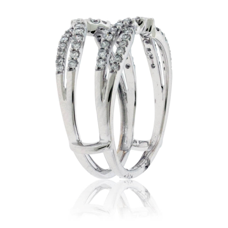 White Gold .38ctw Diamond Ring Jacket - Park City Jewelers