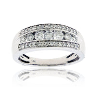 Wide Large Diamond Ring - Park City Jewelers