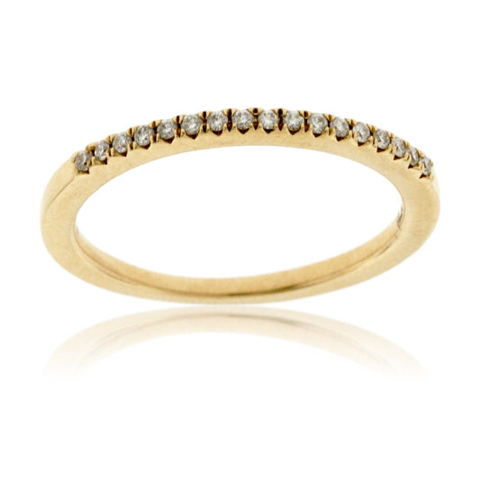 Yellow Gold and Diamond Anniversary Band - Park City Jewelers