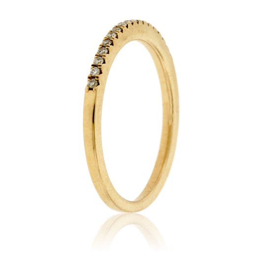 Yellow Gold and Diamond Anniversary Band - Park City Jewelers